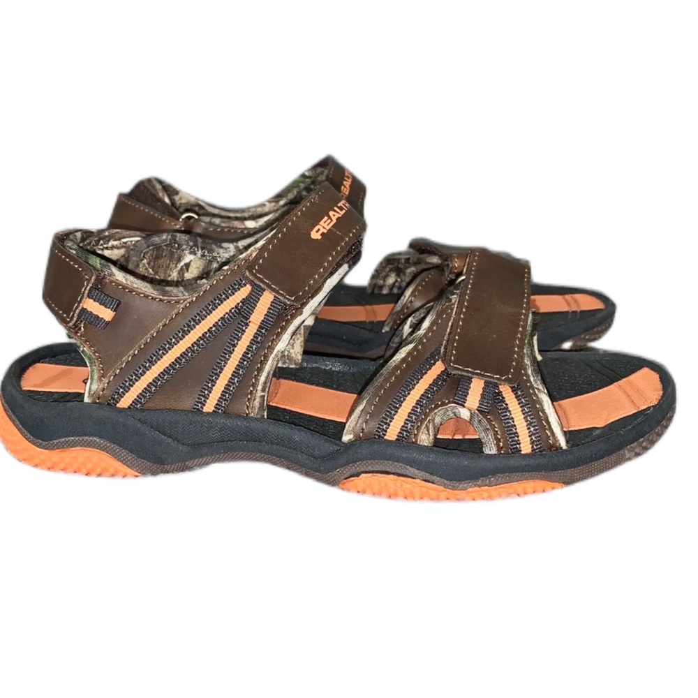 Real Tree Youth Starfish Fishing Sandals Size 2